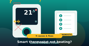 Smart Thermostat Not Working or Not Heating? 9 Causes and Fixes (2026 Guide)