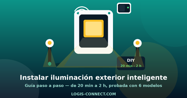 Cómo instalar iluminación exterior inteligente en 2026: guía paso a paso