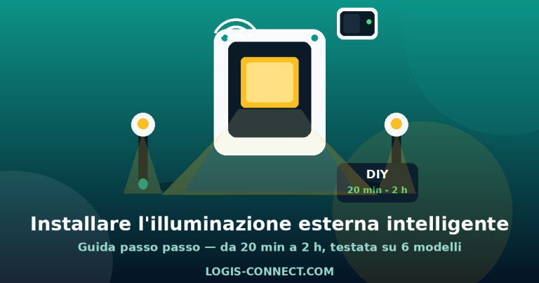 Come installare l’illuminazione esterna intelligente nel 2026: guida passo passo