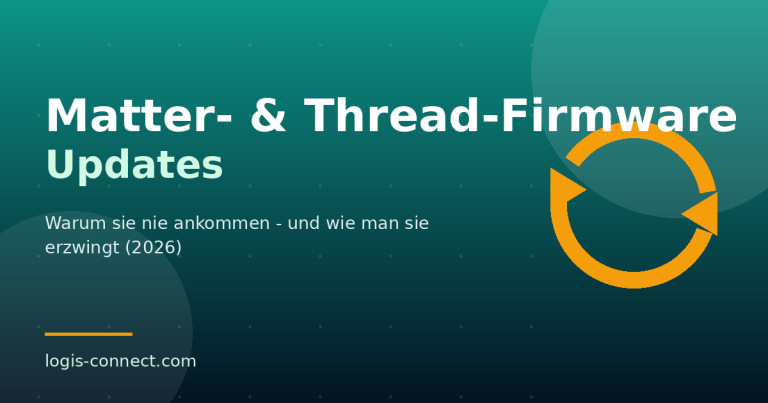 Firmware-Update fuer Matter- und Thread-Geraete - Ursachen und Loesungen