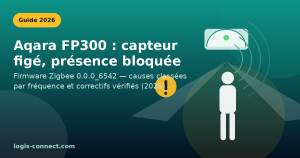Aqara FP300 : capteur figé, présence bloquée — firmware Zigbee 6542, causes et solutions 2026