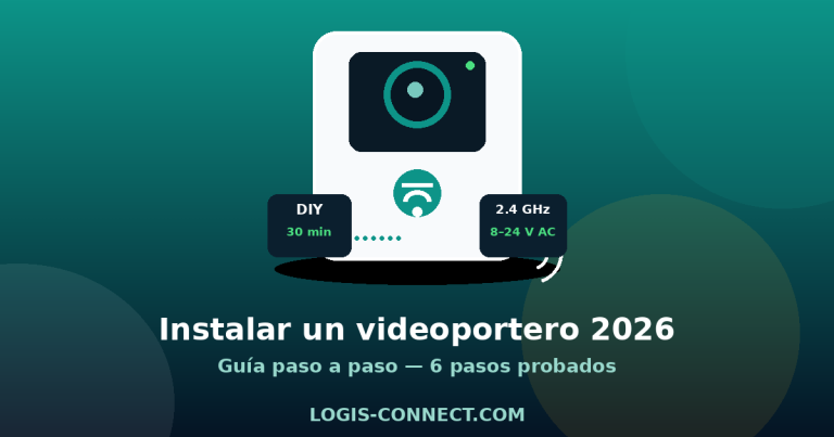 Cómo instalar un videoportero inteligente: guía paso a paso (2026)