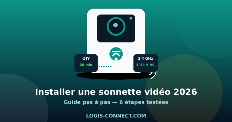 Comment installer une sonnette vidéo connectée : guide pas à pas 2026