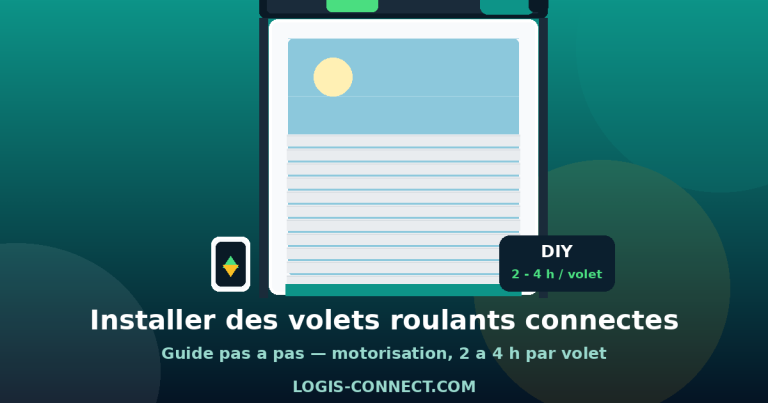 Installer des volets roulants connectés : guide pas à pas 2026